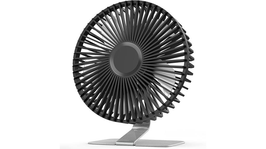 adjustable 4 speed desk fan