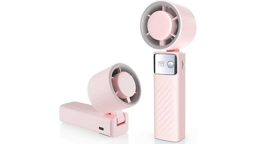 adjustable speed handheld fan