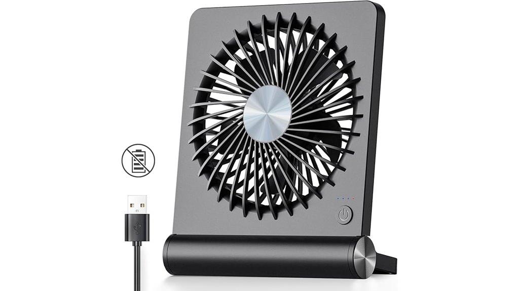 adjustable usb desk fan