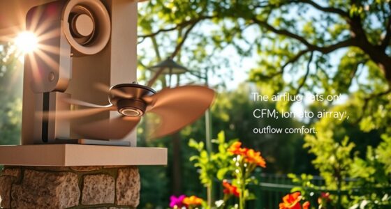 airflow efficiency in outdoor fans