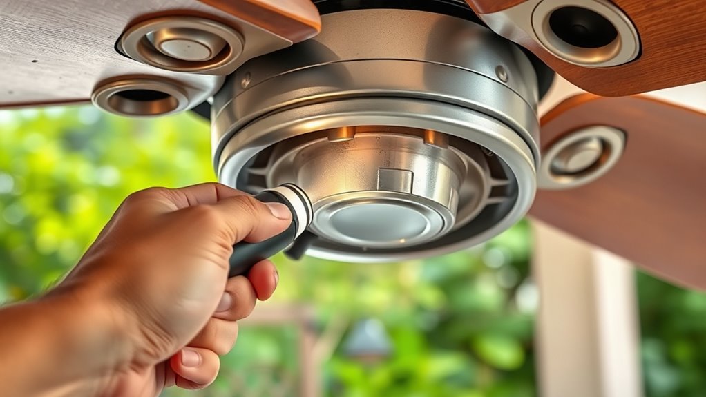 align fan motor properly