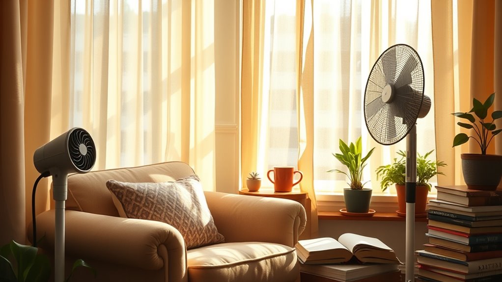 arrange cozy well lit retreat