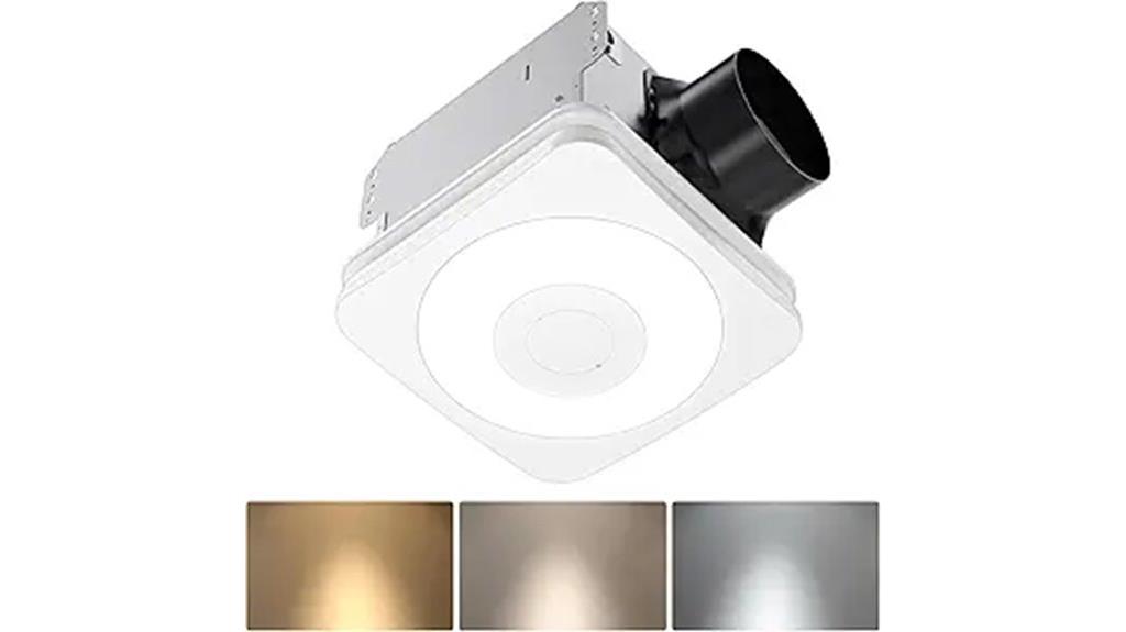 bathroom fan with sensor