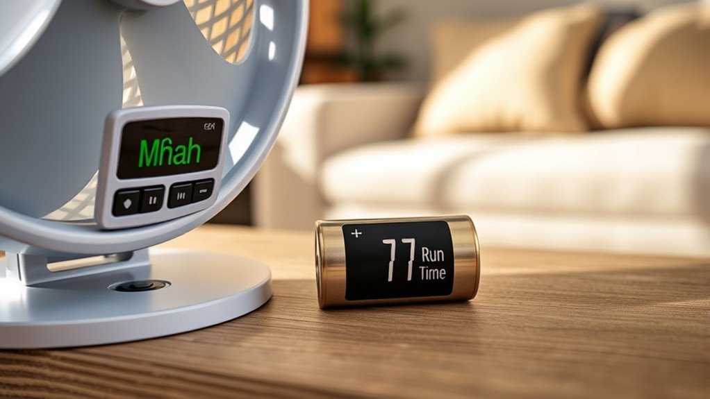 battery capacity versus duration