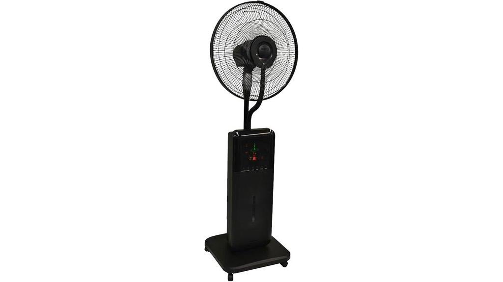 bluetooth misting fan