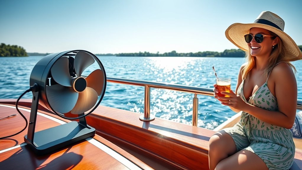 boat friendly portable cooling