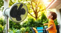 child safe outdoor fans