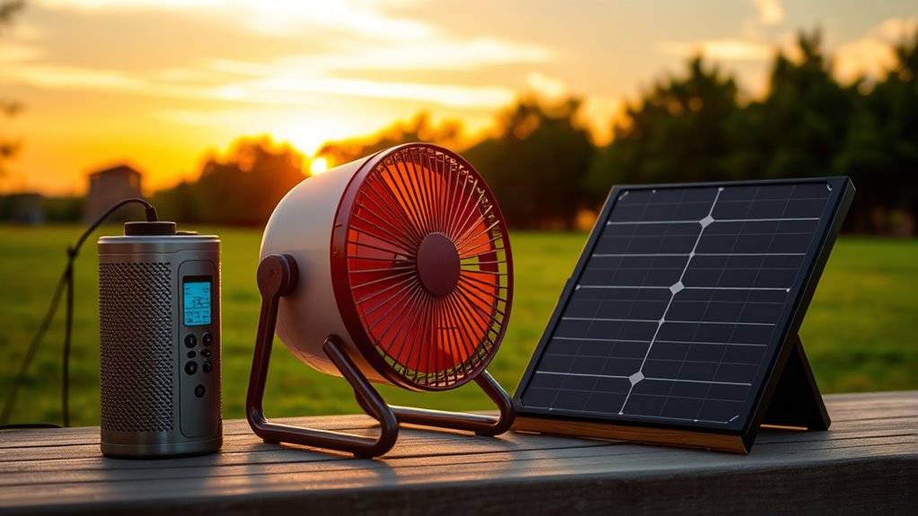 choosing portable fan power