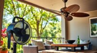 comparing portable and fixed fans