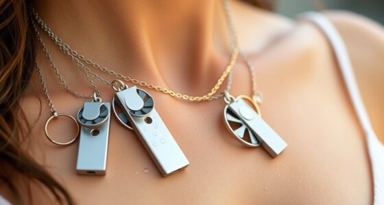 cooling fashionable portable necklaces