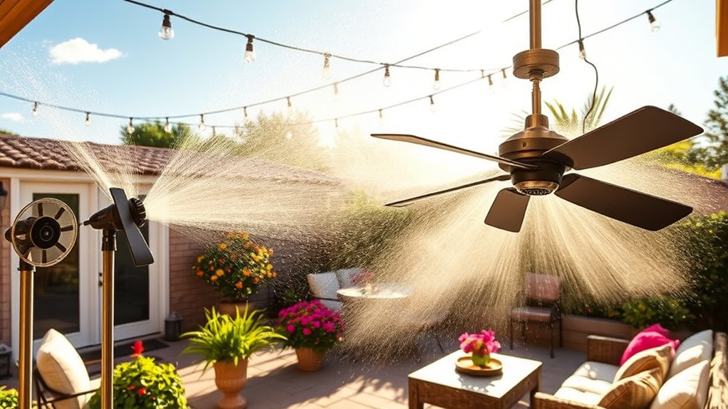 cooling patio misting systems
