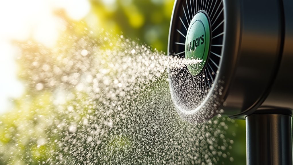 cooling through evaporation perception
