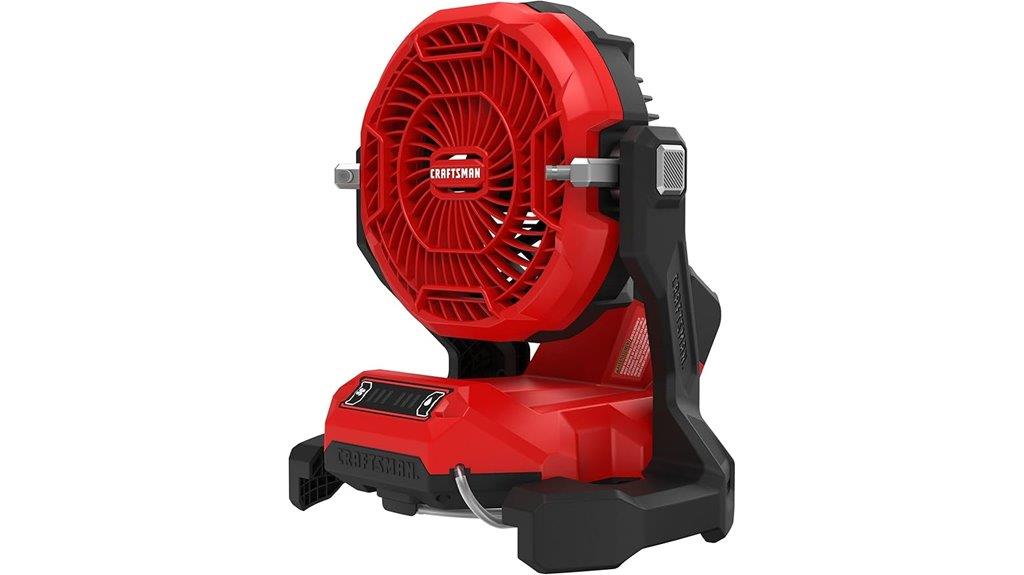 cordless portable personal fan