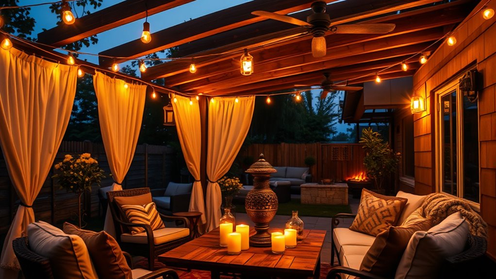 cozy outdoor romantic retreat