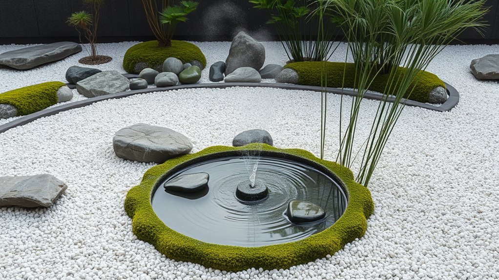 create balanced tranquil landscape