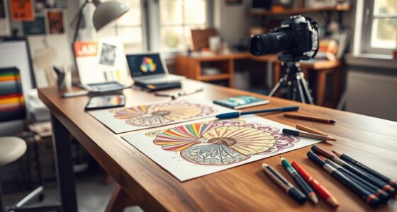 creating fan concept illustrations