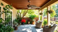 creative fan integrated patios