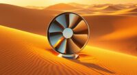 desert landscape fan design