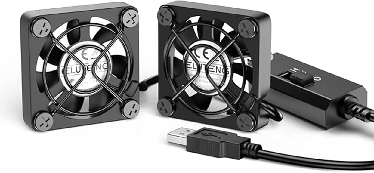 dual speed usb fan