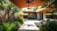 eco friendly patio plant designs