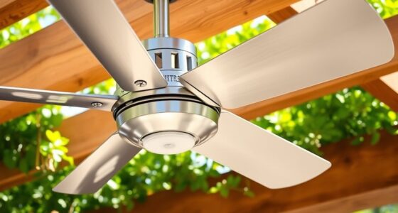 ensure pergola fan stability