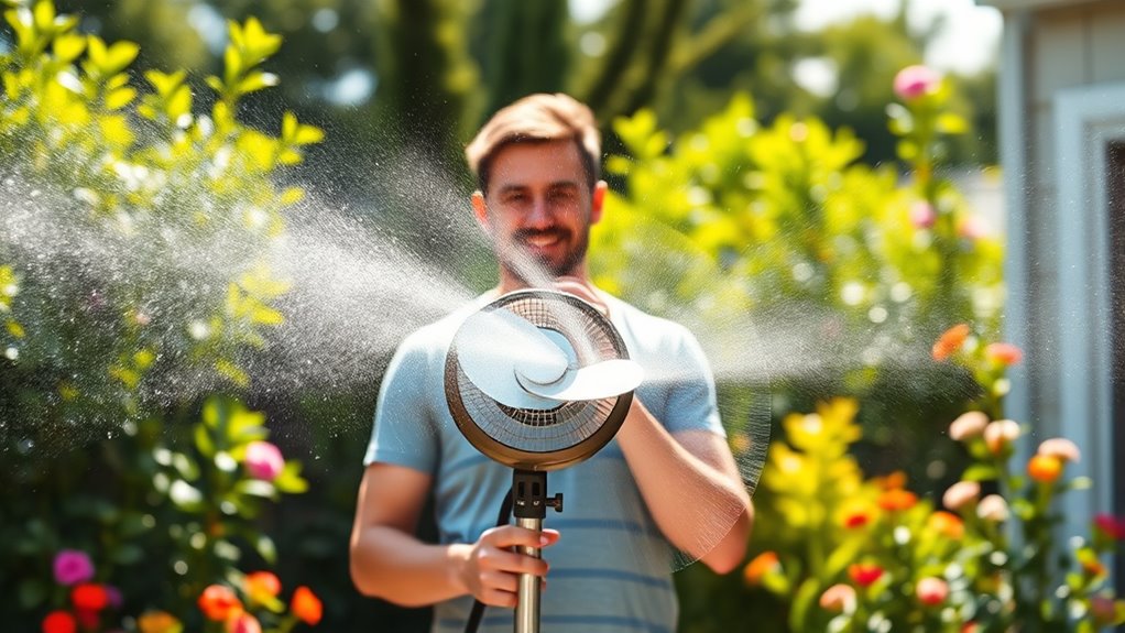 evaluating misting fan kits