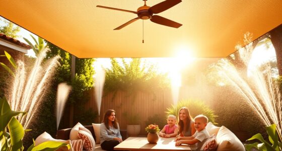 extended patio season with fans