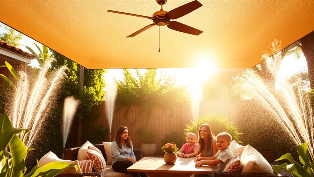 extended patio season with fans