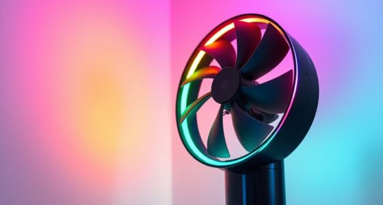 fans with integrated leds