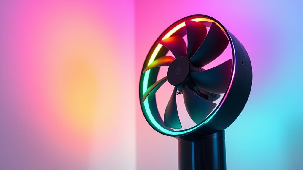 fans with integrated leds