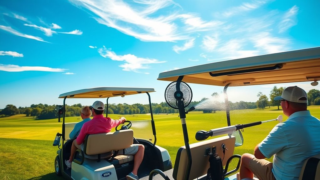 golf cart cooling fans