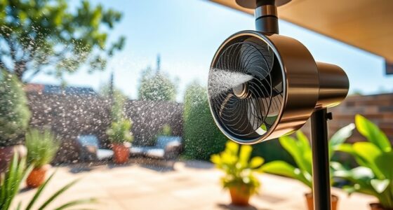 manage humidity with misting