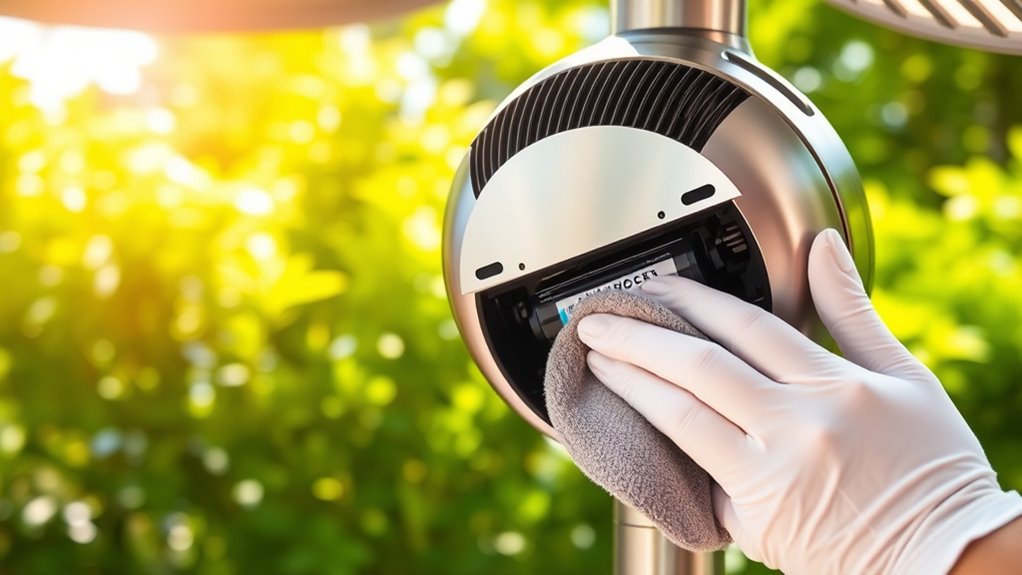 maximize cordless fan battery