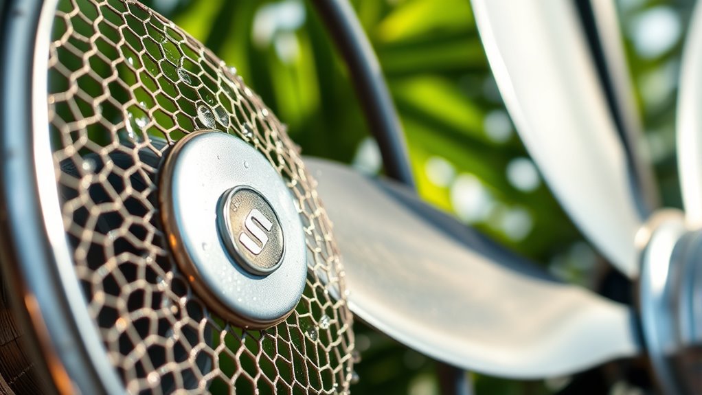 metal fan parts rust prevention