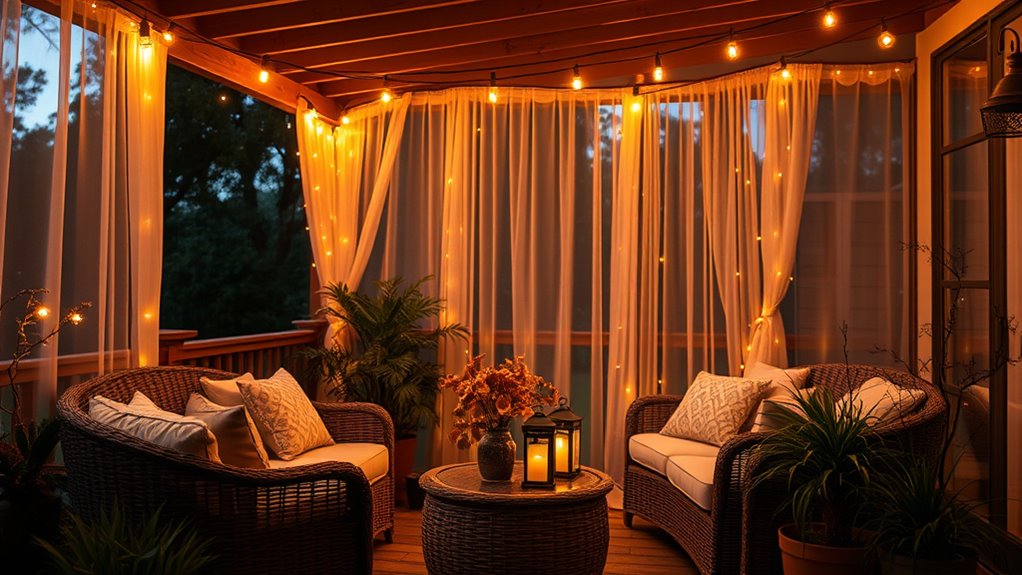 mood lighting and airflow