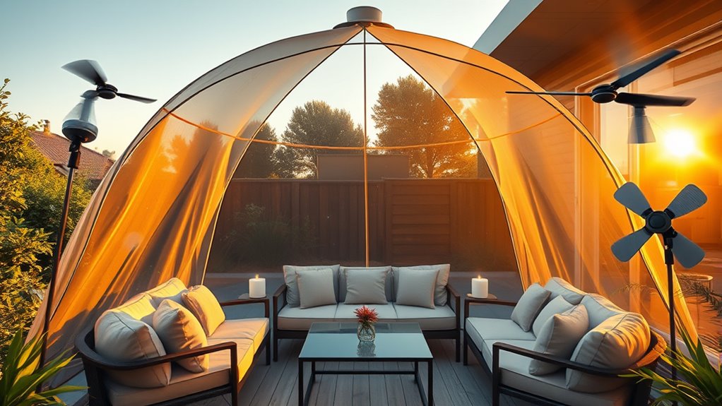 mosquito control fan systems