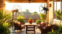 multiple patio fan installations