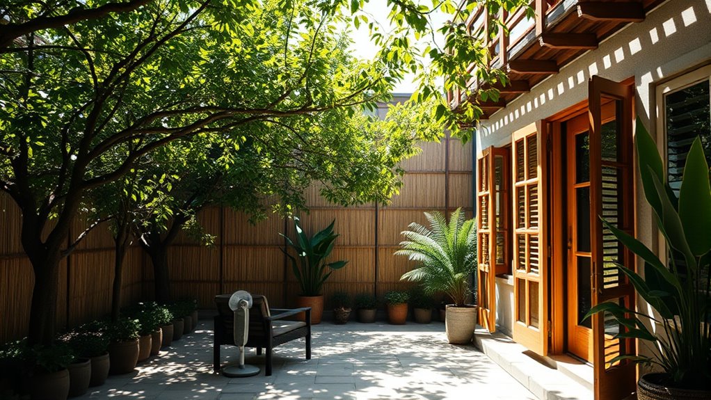 natural shading and barriers