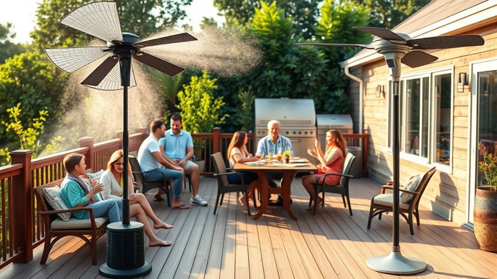optimal outdoor cooling setup