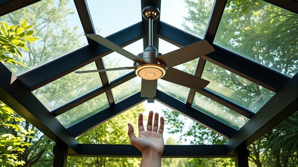 optimize outdoor fan setup