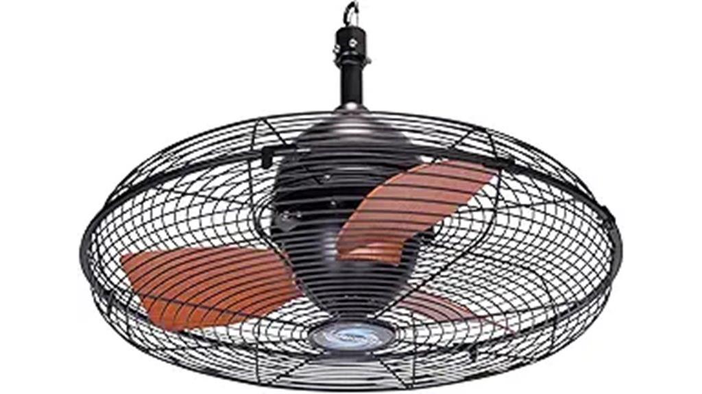 outdoor ceiling fan with misting