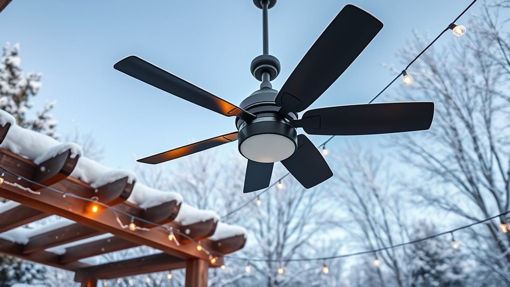 outdoor ceiling fans winter myths