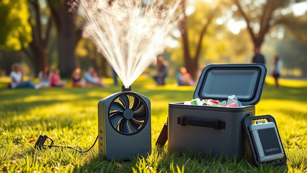 outdoor event cooling kit