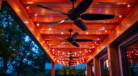 outdoor fan and light integration