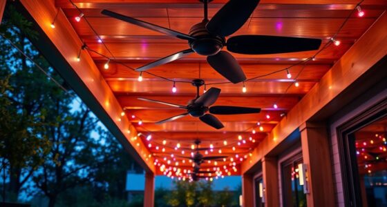 outdoor fan and light integration