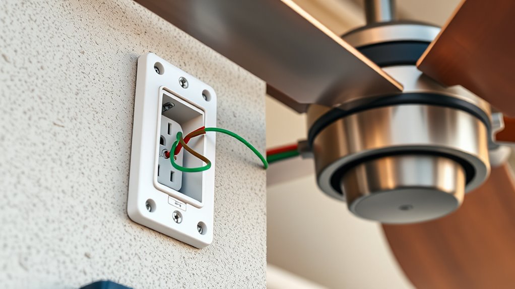 outdoor fan electrical upgrade