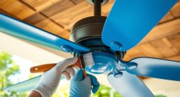 outdoor fan weather proof repainting