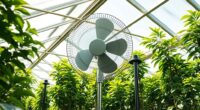 outdoor fans greenhouse effectiveness