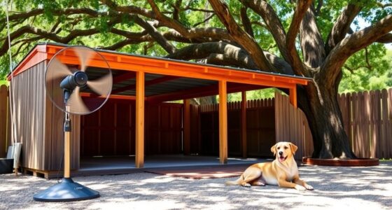 outdoor kennel cooling solutions