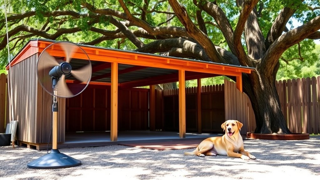 outdoor kennel cooling solutions